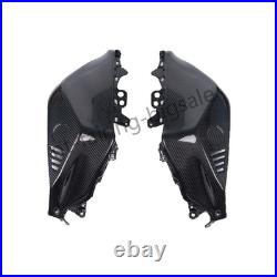 FSJ Real Carbon Fiber Side Tank Cover for Yamaha 2022-2023-2024-2025 YZF R7