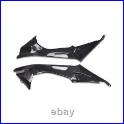 FTA 2009-2014 BMW S1000RR 100% Carbon Fiber Tank Side Panel Fairing Twill 13 12