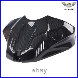 FTA Real Carbon Fiber Front Half Tank Cover for Yamaha 20-2021-2024-2025 YZF R1