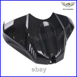 FTA Real Carbon Fiber Front Half Tank Cover for Yamaha 20-2021-2024-2025 YZF R1