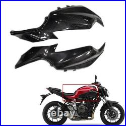 FTE 100% Carbon Fiber Tank Side Panels Fit for Yamaha 2014-2020 FZ07 MT07
