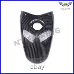 FTE 2007-2012 Ducati Hypermotard 796 1100 100% Carbon Fiber Tank Cover Center