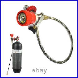 Fits PCP Air Tank 4500Psi Carbon Fiber Valv+G5/8 Valve Gauge Fill Station WithHose