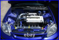 For 1996-2000 Honda Civic EK Carbon Fiber Hood Water Tank Radiating Plate Decor