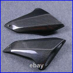 For 2014-2016 FZ09 Carbon Fiber Tank Side Fairing Air Intake Cover, Glossy Twill