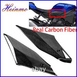 For 2015-2019 R1 R1M Real Carbon Fiber Tank Side Panel Cover Cowl Fairing