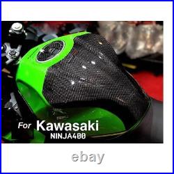 For 2018-2023 Kawasaki Ninja 400 EX400 Carbon Fiber Gas Fuel Tank Cover Fairing