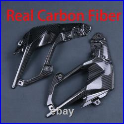 For 2018-2023 Ninja 400 100% Real Carbon Fiber Tank Side Panel Cover, Air Outlet