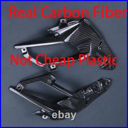 For 2018-2023 Ninja 400 100% Real Carbon Fiber Tank Side Panel Cover, Air Outlet