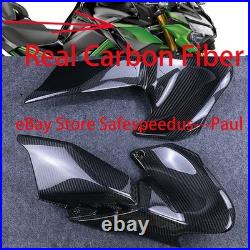 For 2020-2024 Z900 Carbon Fiber Tank Side Panel Cowl Fairing Radiator Side Cover