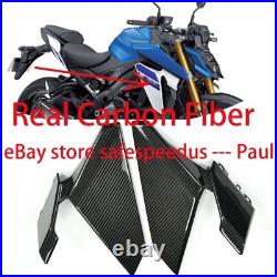 For 2022 2026 GSX-S1000 GSXS1000 Carbon Fiber Tank Side Panel Radiator Cover