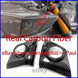 For 2024-2026 MT09 Carbon Fiber Tank Side Fairing Logo Sticker Cover Frame Cover