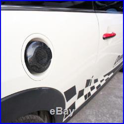 For BMW Mini Cooper F55 F56 Carbon Fiber 1X Car Side Fuel Tank Cap Cover Replace