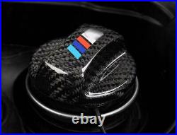 For BMW X3 G01 X4 2018-2021 Dry Carbon Fiber Fuel Tank Cap Oil Gas Cover Trim