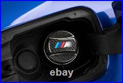 For BMW X3 G01 X4 2018-2021 Dry Carbon Fiber Fuel Tank Cap Oil Gas Cover Trim