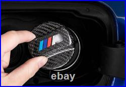 For BMW X3 G01 X4 2018-2021 Dry Carbon Fiber Fuel Tank Cap Oil Gas Cover Trim