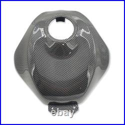 For Kawasaki Ninja ZX6R 2009-2025 Carbon Fiber Look Gas Fuel Tank Cover Fairing