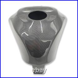 For Kawasaki Ninja ZX6R 2009-2025 Carbon Fiber Look Gas Fuel Tank Cover Fairing