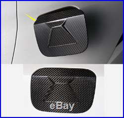 For LEXUS IS300 200t 2013-2019 Real Carbon Fiber Fuel Tank Cap Gas Oil Box Cover