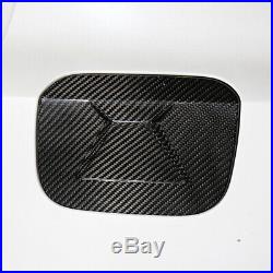 For LEXUS IS300 200t 2013-2019 Real Carbon Fiber Fuel Tank Cap Gas Oil Box Cover