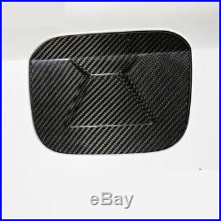 For LEXUS IS300 200t 2013-2019 Real Carbon Fiber Fuel Tank Cap Gas Oil Box Cover