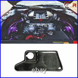 For Nissan R35 GTR Carbon Fiber Inner Coolant Expansion Tank Cover Trim parts