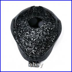 For YAMAHA YZF R6 2008-2016 Black Forged Carbon Fiber Fuel Tank Cover Fairing US
