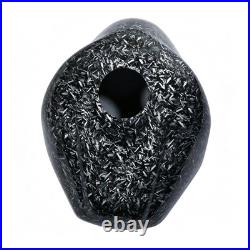 For Yamaha YZF R1 2002 2003 Black Forged Carbon Fiber Fuel Tank Cover Fairing US