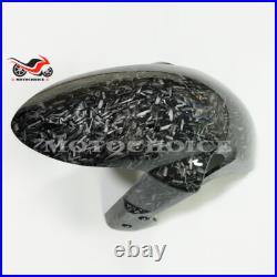 Forged Carbon Fiber Fairing Kit + Tank Cover For Suzuki GSXR1000 2005 2006 Body
