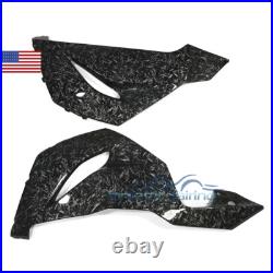 Forged Carbon Fiber Fairing Kit +Tank Cowl For Kawasaki Ninja ZX6R 636 2013-2018