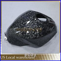 Forged Carbon Fiber Fuel Gas Tank Cover For Kawasaki Ninja 300 EX300 2013-2017