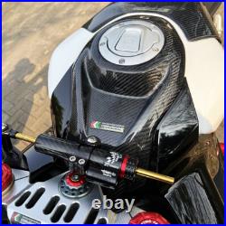 Front Carbon Fiber Tank Cover Fuel Gas Protector For CF-MOTO 450SR 2022+