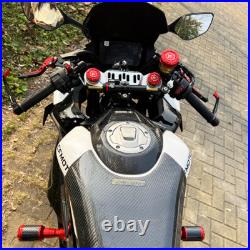 Front Carbon Fiber Tank Cover Fuel Gas Protector For CF-MOTO 450SR 2022+