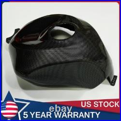 Fuel Gas Tank Cover Black Carbon Fiber Look For Kawasaki Ninja ZX6R 2009-2020 US