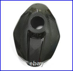 Fuel Gas Tank Cover Black Carbon Fiber Painted For Yamaha YZF R1 2009-2014 US