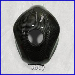 Fuel Gas Tank Cover Fairing Carbon Fiber Look For Kawasaki Ninja 300 2013-2017