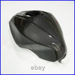Fuel Gas Tank Cover Fairing Carbon Fiber Look For Kawasaki Ninja 300 2013-2017