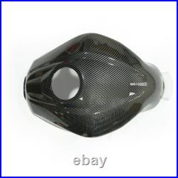 Fuel Gas Tank Cover Fairing Carbon Fiber Look For Kawasaki Ninja 300 2013-2017