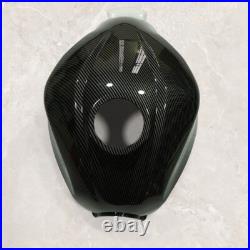 Fuel Gas Tank Cover Fairing Carbon Fiber Look For Kawasaki Ninja 300 2013-2017