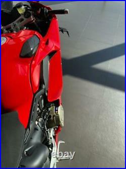 Glossy Plain Carbon fiber tank protectors Ducati Panigale V4