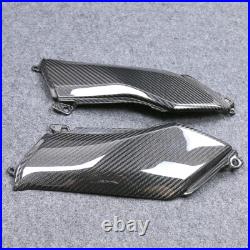 Glossy Twill For 2017- 2024 Z900 100% Real Carbon Fiber Tank Side Panel Cover
