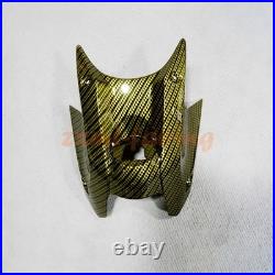 Gold & Red Black Carbon Fiber Fairing Kit +Tank For Kawasaki Ninja 650 2017-2019