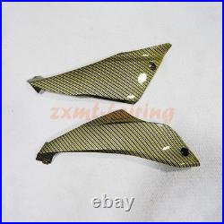 Gold & Red Black Carbon Fiber Fairing Kit +Tank For Kawasaki Ninja 650 2017-2019