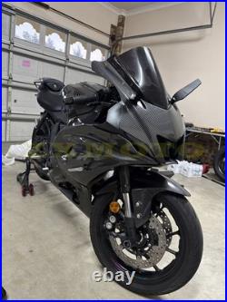 Gray Black Carbon Fiber Fairing Kit +Tank for Yamaha YZF R7 2022 2023 2024 2025
