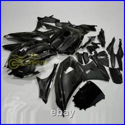Gray Black Carbon Fiber Fairing Kit +Tank for Yamaha YZF R7 2022 2023 2024 2025