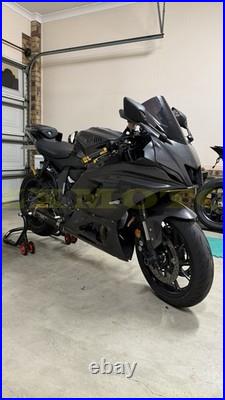 Gray Black Carbon Fiber Fairing Kit +Tank for Yamaha YZF R7 2022 2023 2024 2025