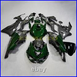 Green Black Carbon Fiber Fairing Kit+Tank+Bolt For Kawasaki Ninja ZX6R 2024 2025