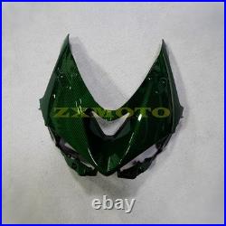 Green Black Carbon Fiber Fairing Kit+Tank+Bolt For Kawasaki Ninja ZX6R 2024 2025