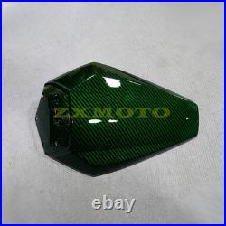 Green Black Carbon Fiber Fairing Kit+Tank+Bolt For Kawasaki Ninja ZX6R 2024 2025