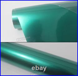 Green / Car Wrap Satin 3D Carbon Fiber Chrome Pearl Chameleon Vinyl Sticker US